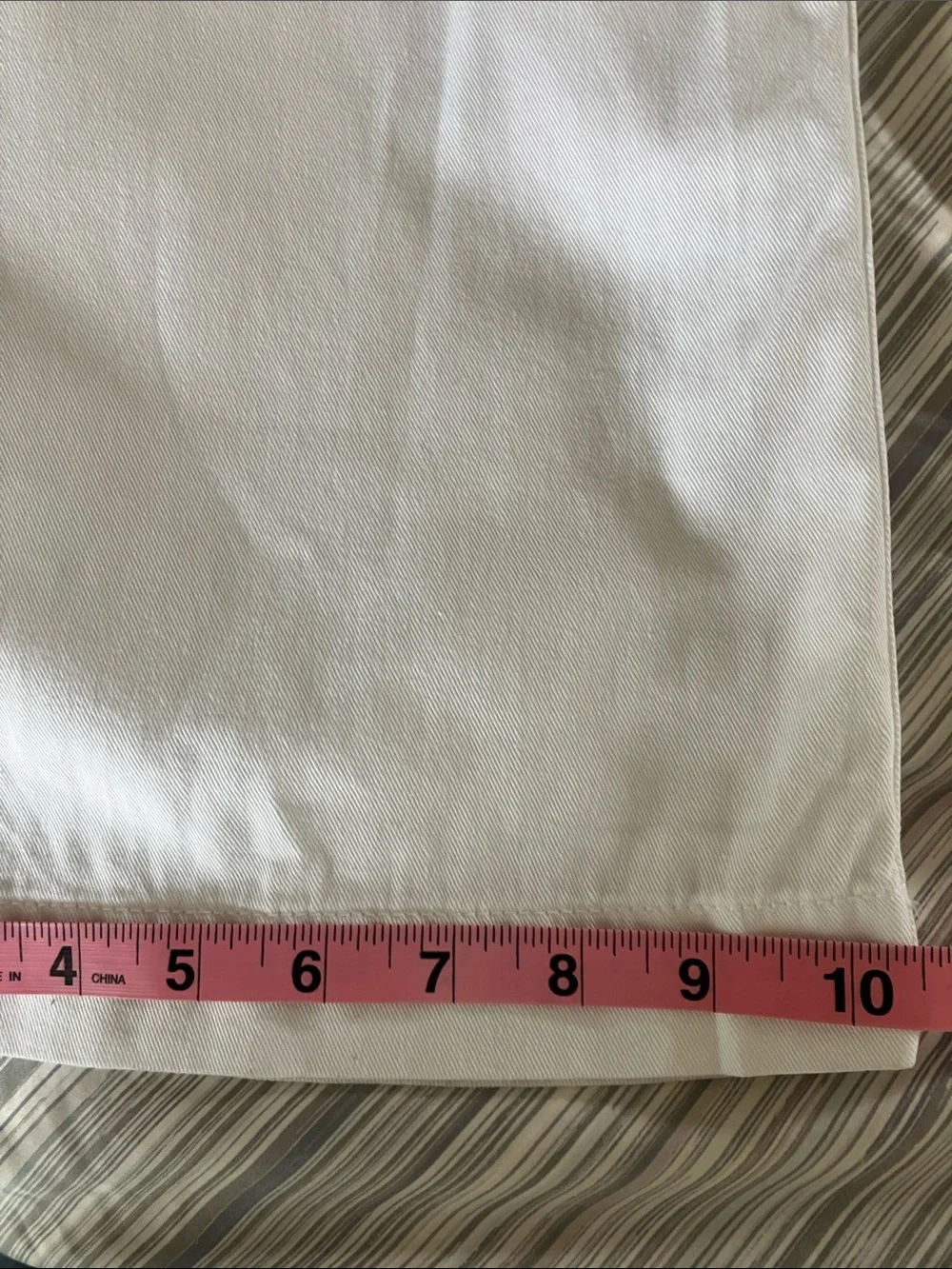 XiRENA Emmanuelle Pant- Blanc/White Lightweight Cotton Fit & Flare Cut Size 30